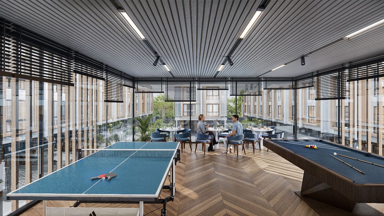 Illustrative development residents’ lounge