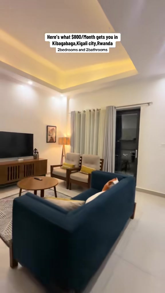 FULLY FURNISHED 2-BEDROOM APARTMENT FOR RENT – KIBAGABAGA