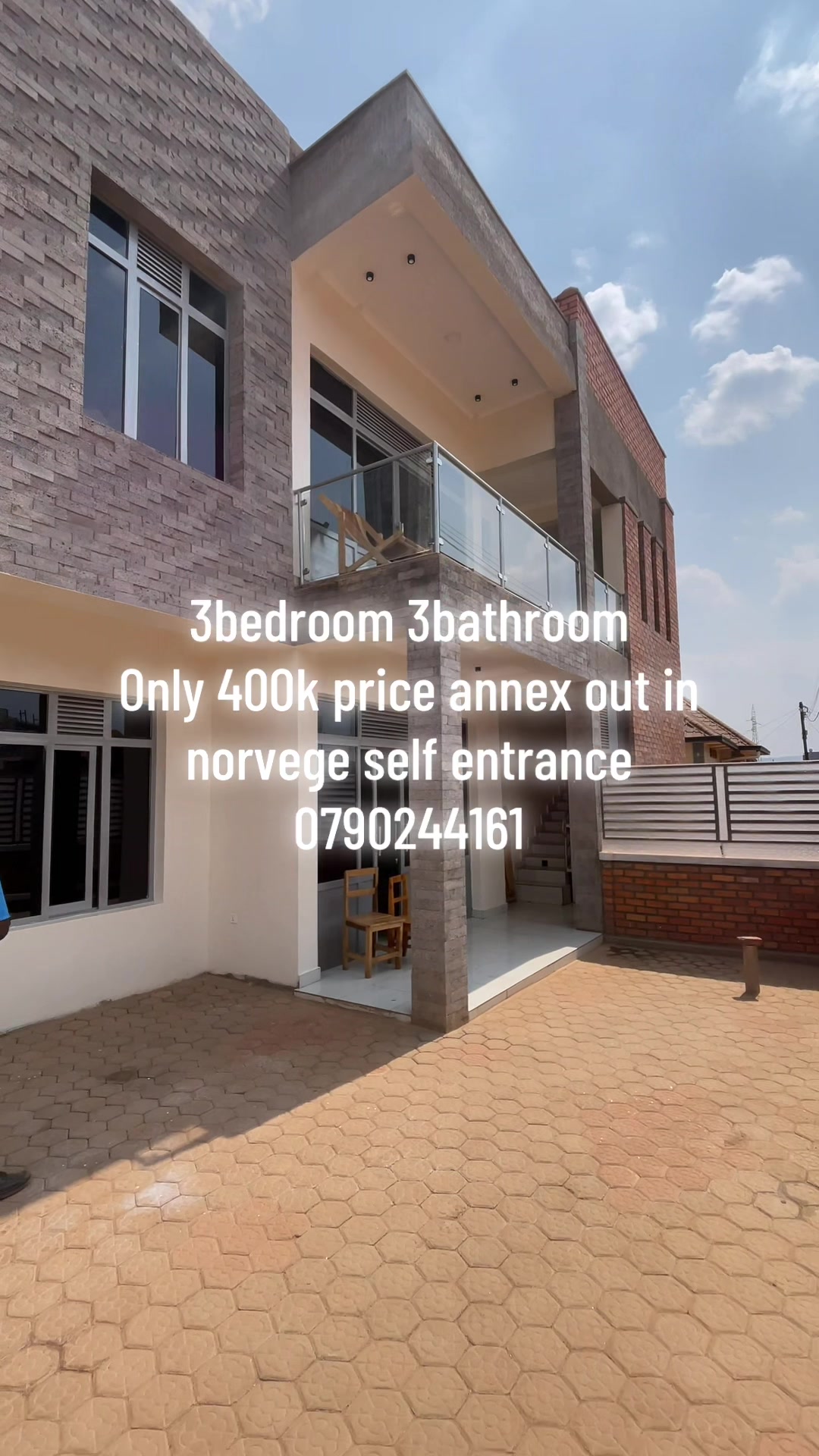 House for rent: Only 400k price 3bedroom 3bathroom