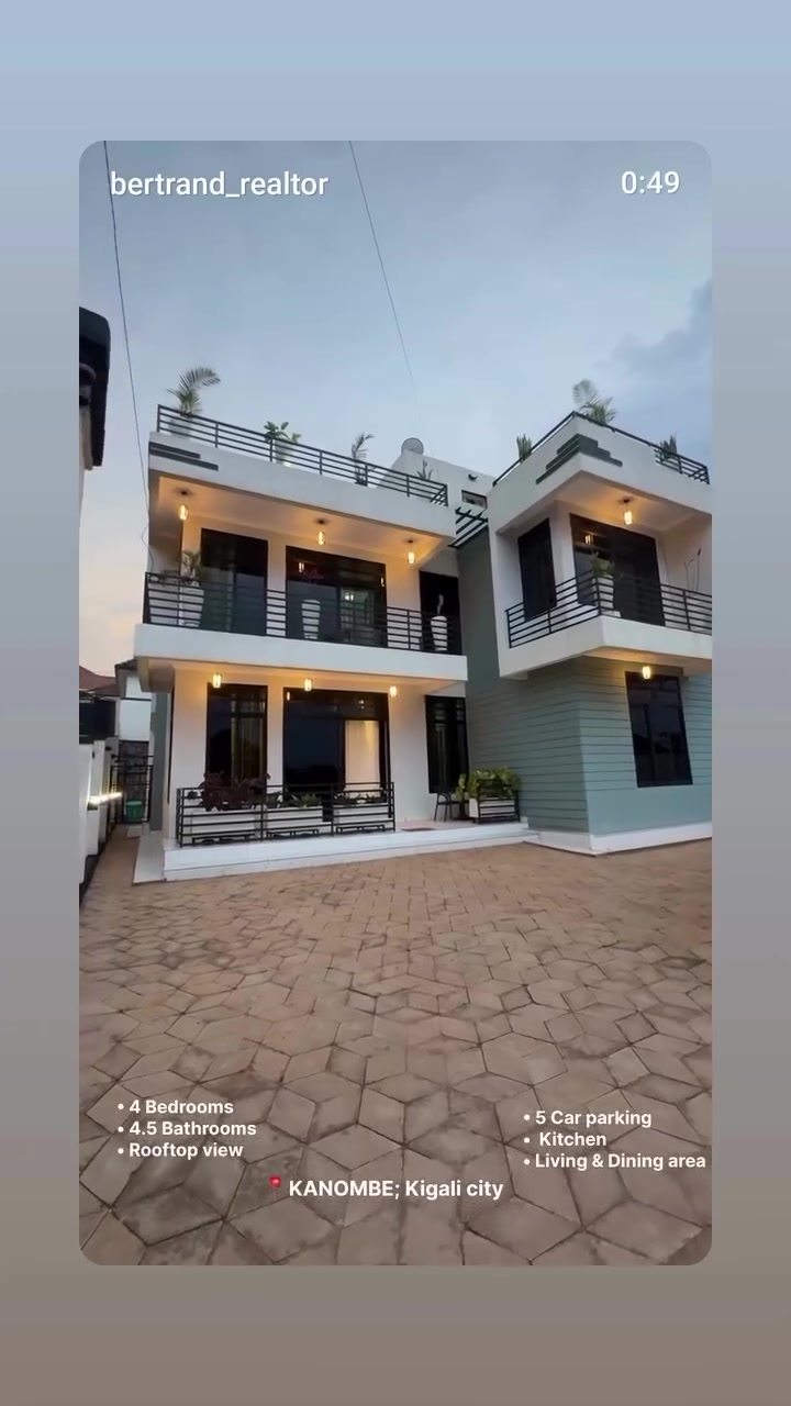 FULLY FURNISHED 4-BEDROOM HOUSE FOR RENT IN KANOMBE, KICUKIRO!