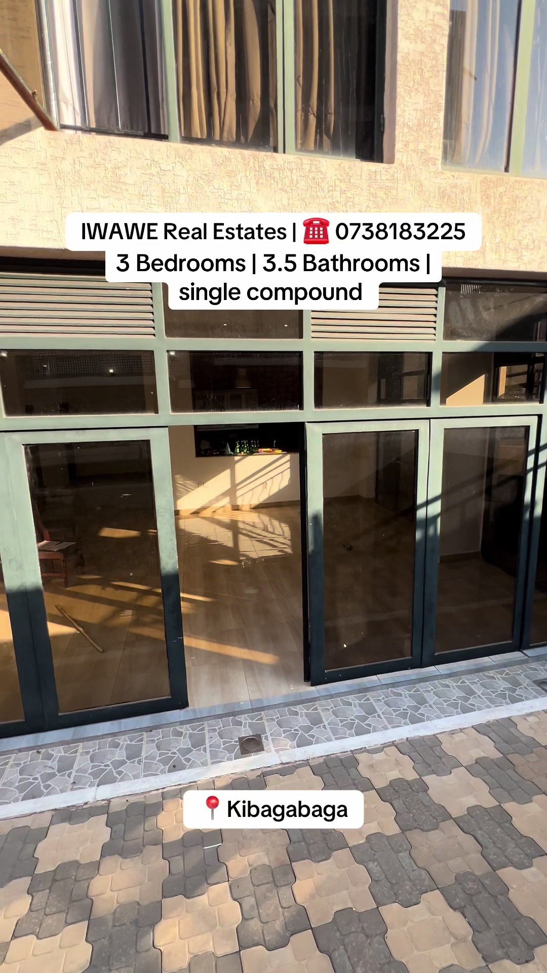 SPACIOUS 3-BEDROOM APARTMENT – KIBAGABAGA