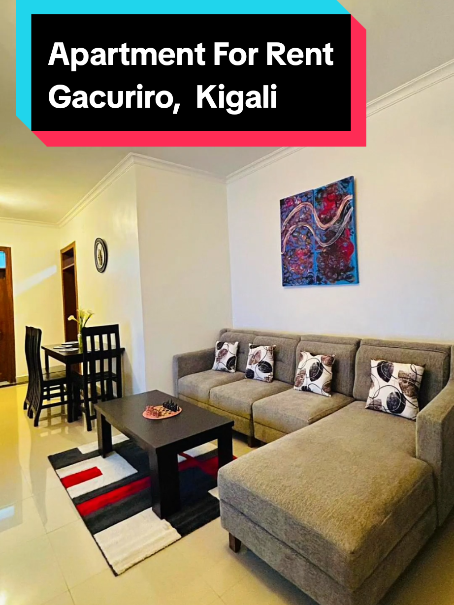 Furnished two bedrooms apartment for rent in Gacuriro, Kigali, Rwanda 🇷🇼 #Apar