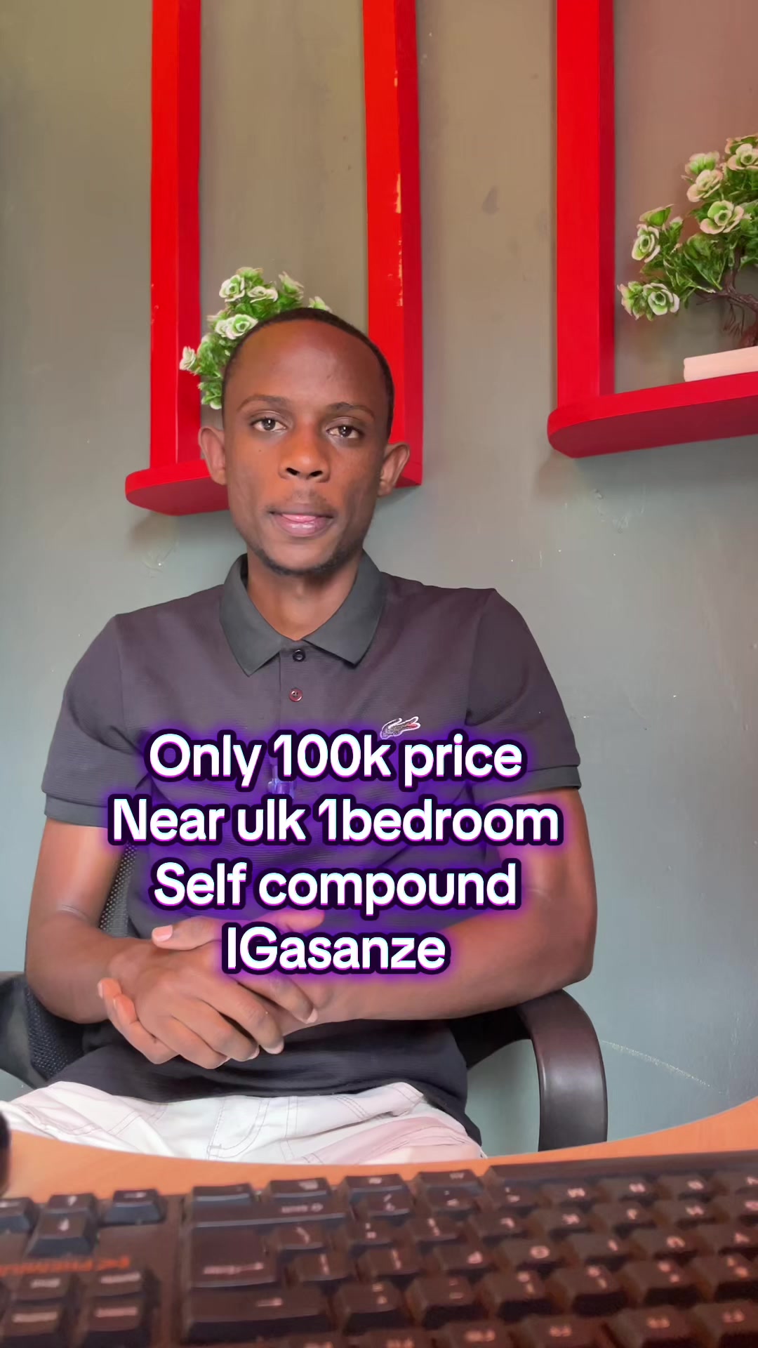 100k price 1bedroom located Gasanze near ulk gisozi -batsinda 0790244161 self co