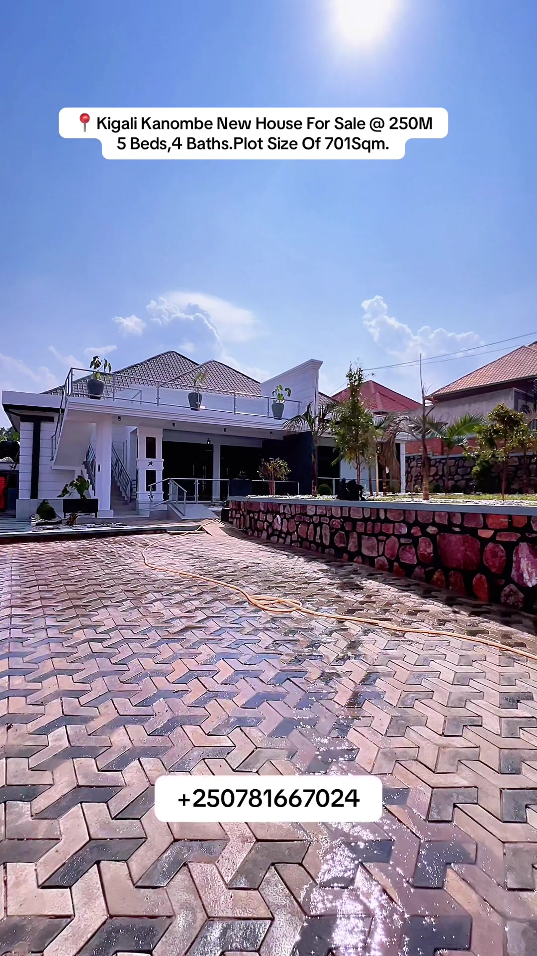 Kigali Kanombe New House For Sale @ 250Rwf