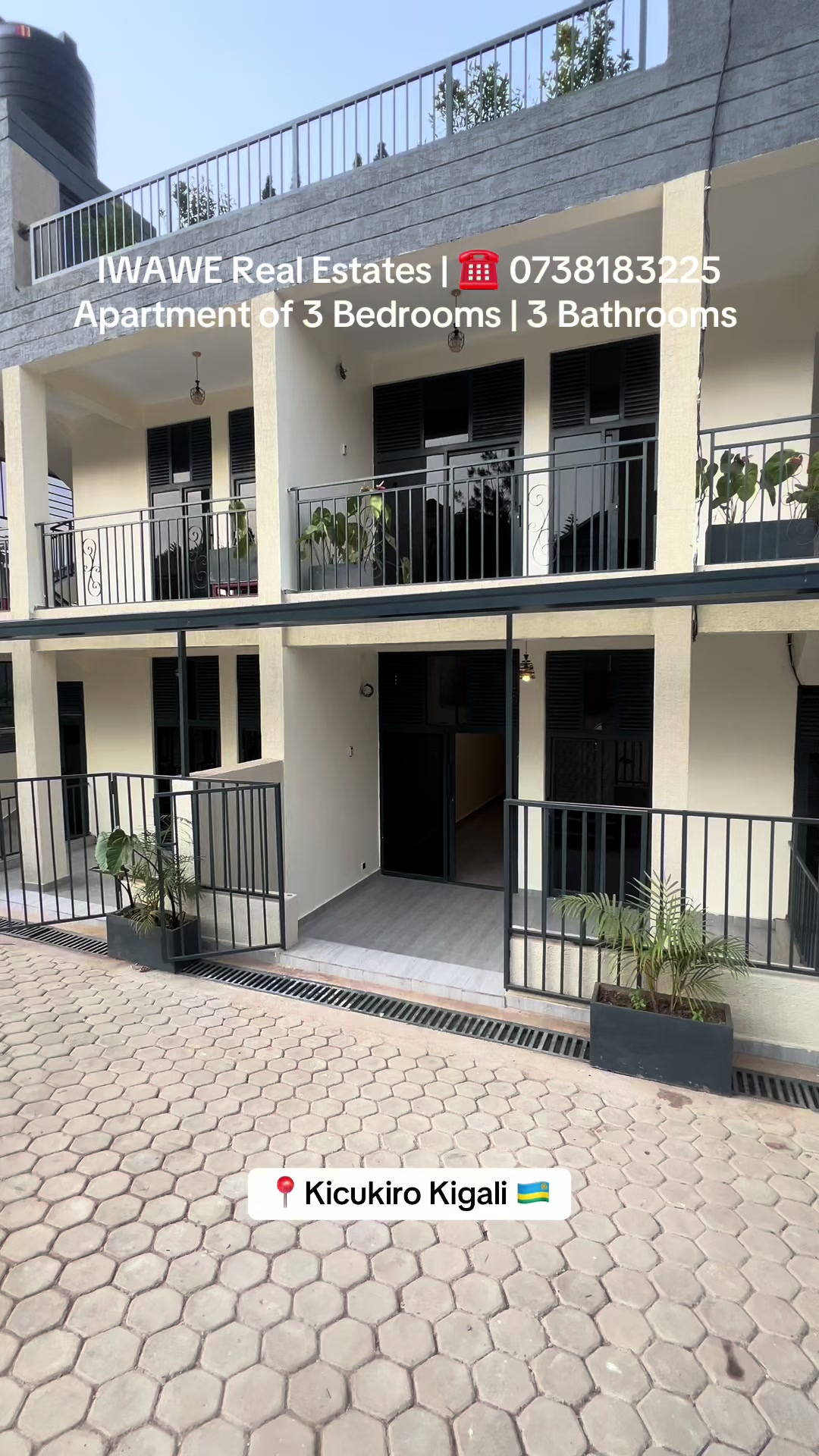 🏡 Modern 3-Bedroom Apartment for Rent in Kicukiro ✨ Spacious, Comfortable & Rea