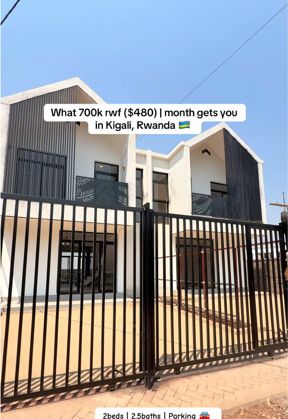 Unfurnished apartment Rent 🏠 📍Rebero, Kigali City • 2bedrooms • 2.5 bathrooms