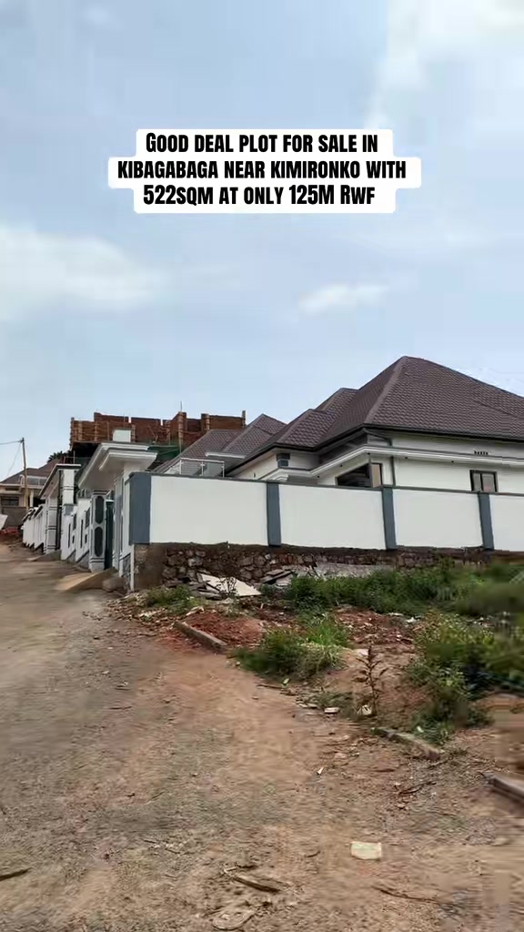 🚨 Urgent Sale – Prime Residential Plot in Kibagabaga 🏡 522 SQM residential plo