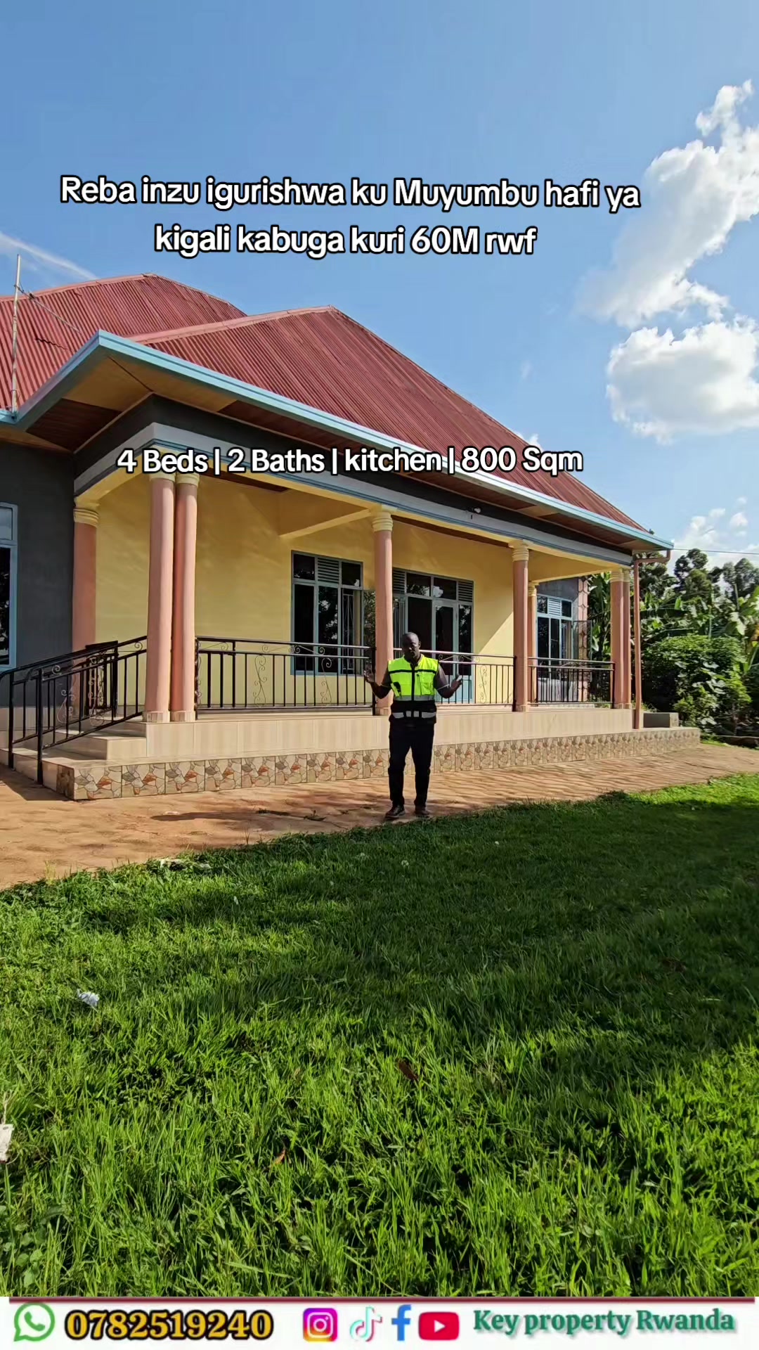 4-Bedroom House for Sale in Muyumbu, Rwamagana