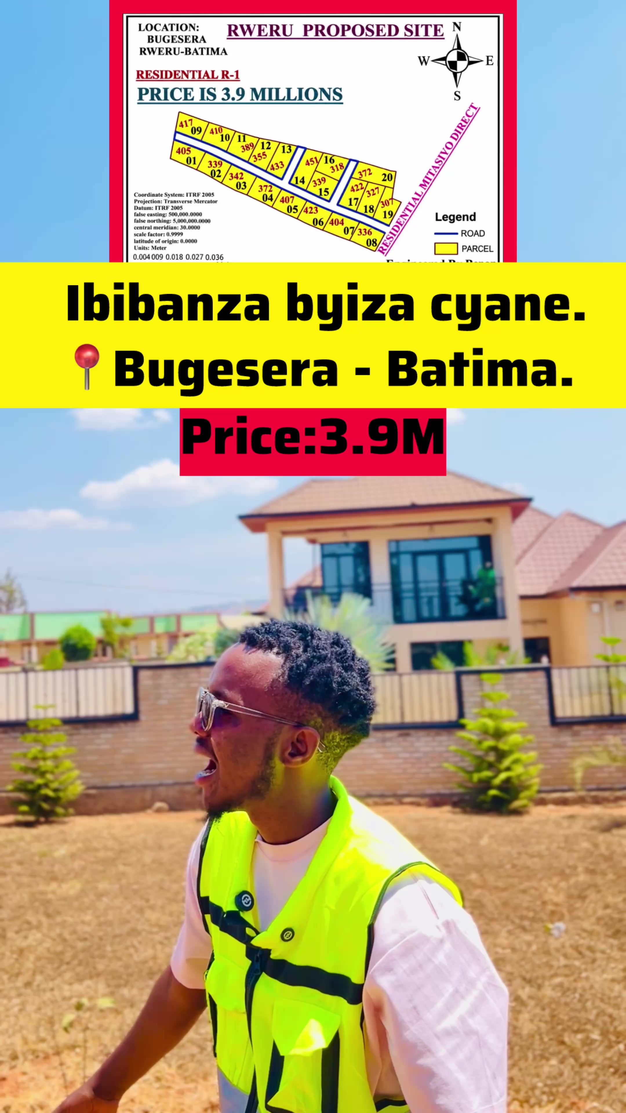 Plot for sale in Bugesera
