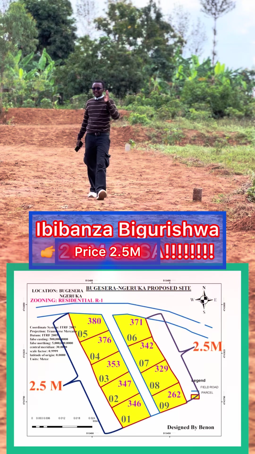 Plot for Sale in Ngeruka, Bugesera