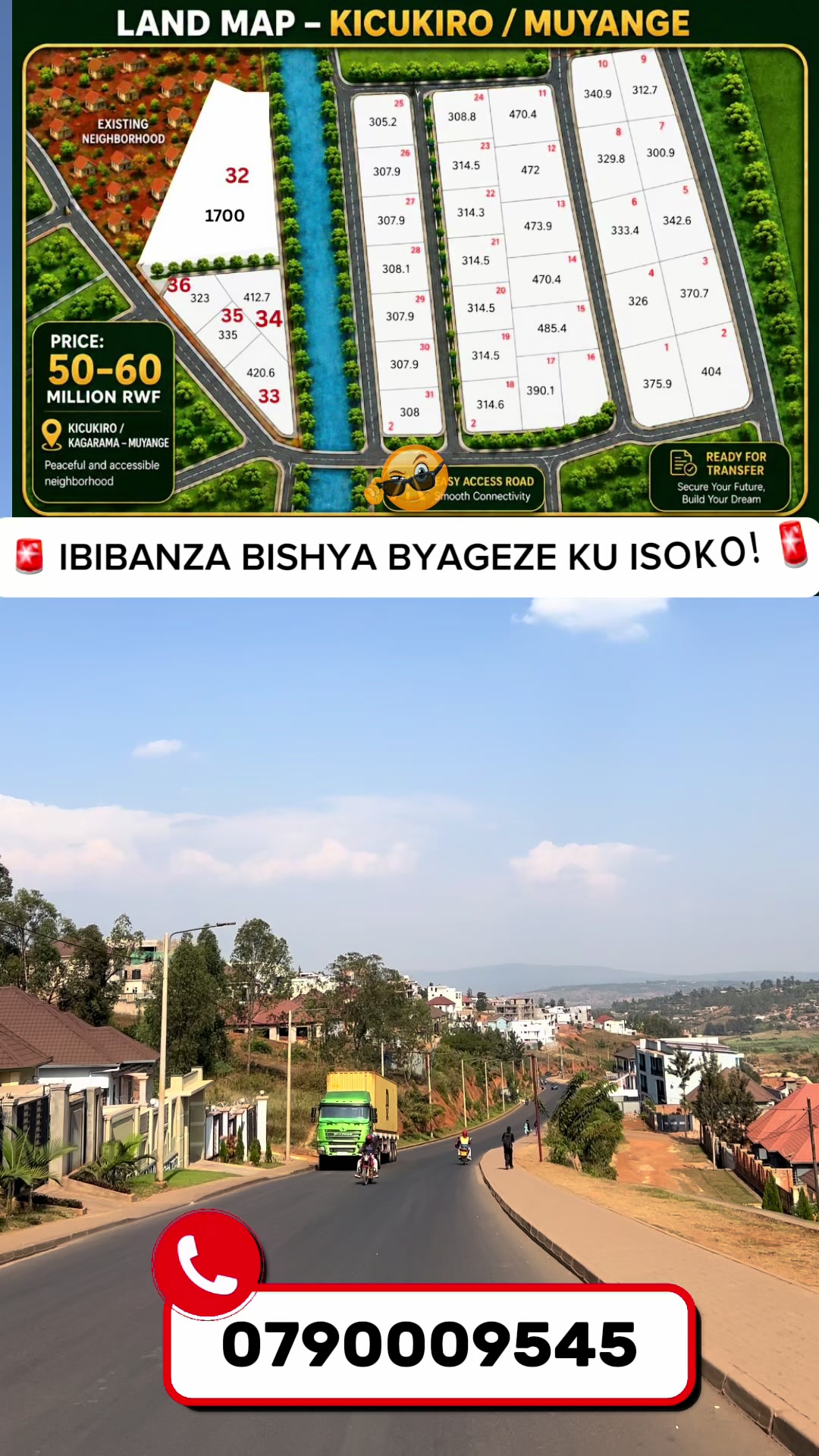 Plots for Sale in Kagarama, Kicukiro