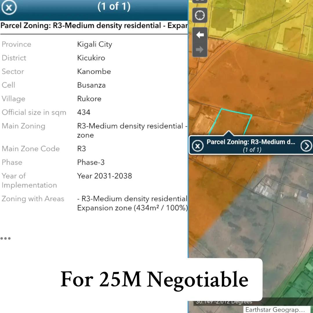 450 sqm Plot for Sale in Kanombe, Kicukiro
