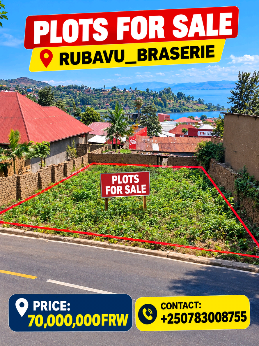 648 sqm Plot for Sale in Nyamyumba, Rubavu