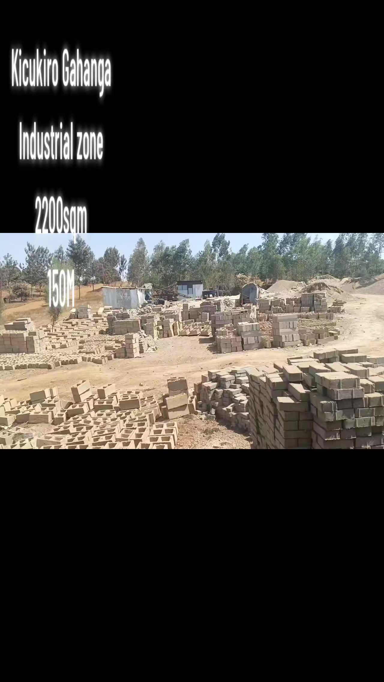 2,200 sqm Industrial Plot for Sale in Gahanga, Kicukiro