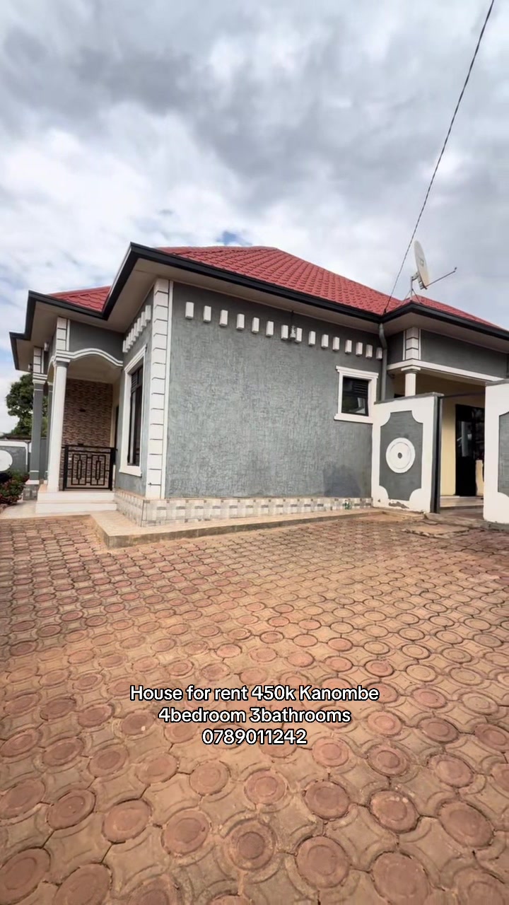 4-Bedroom House for Rent in Kanombe, Kicukiro