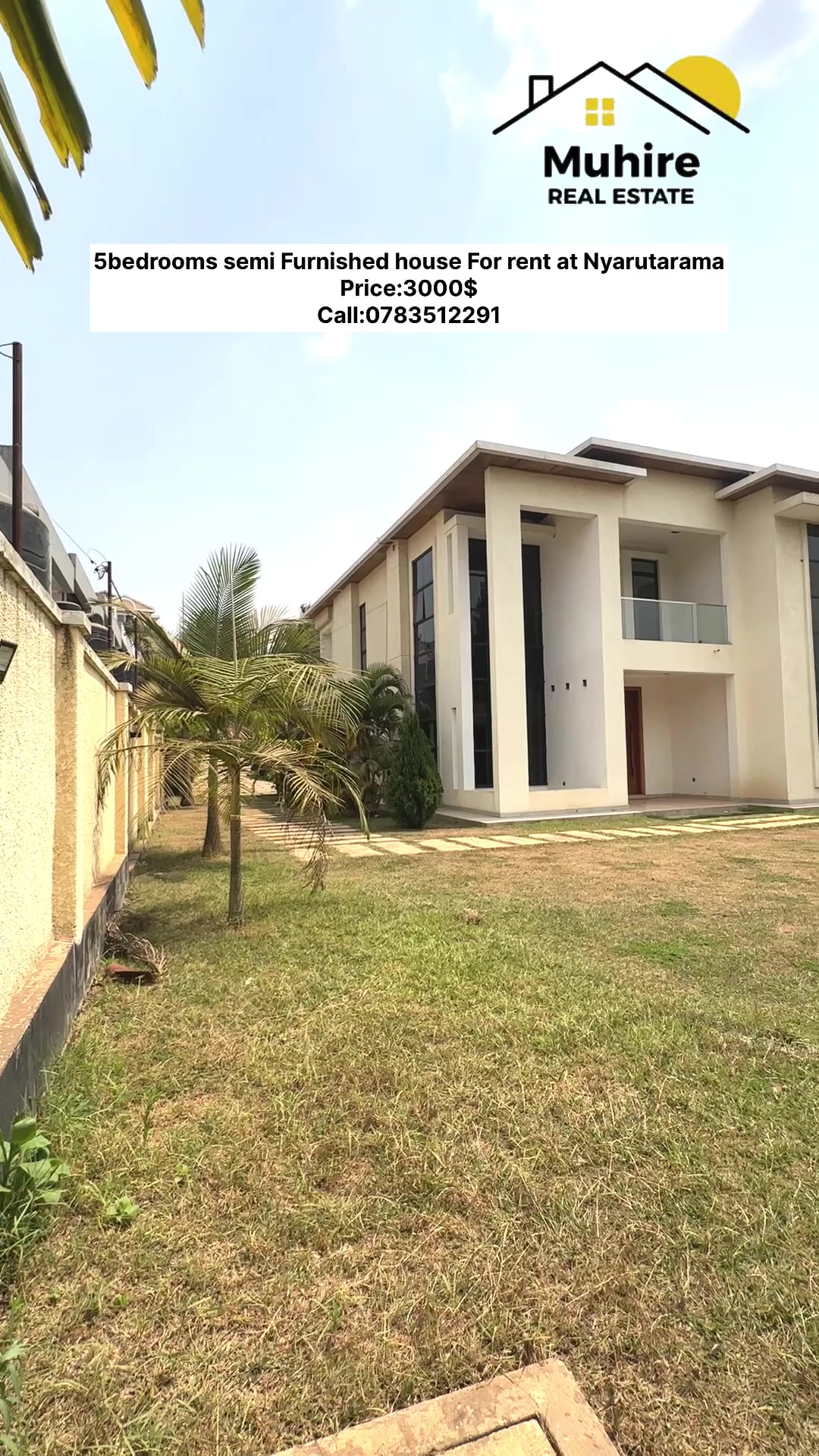 5-Bedroom House for Rent in Remera, Gasabo