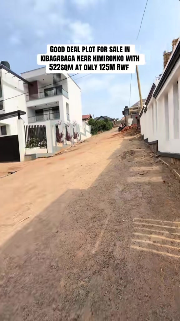 522 sqm Plot for Sale in Kimironko, Gasabo