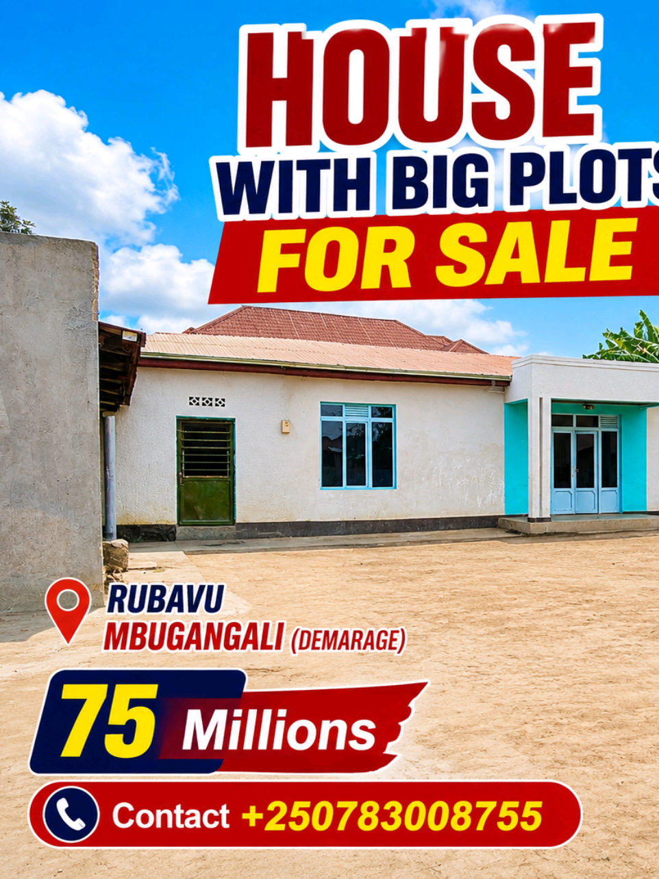 House for Sale in Gisenyi, Rubavu