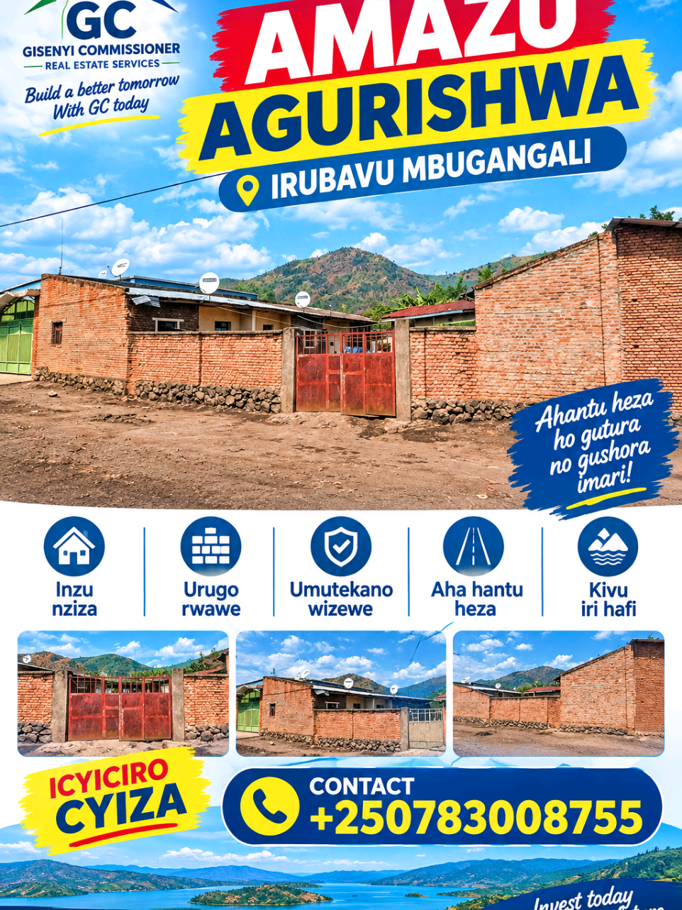 House for Sale in Gisenyi, Rubavu