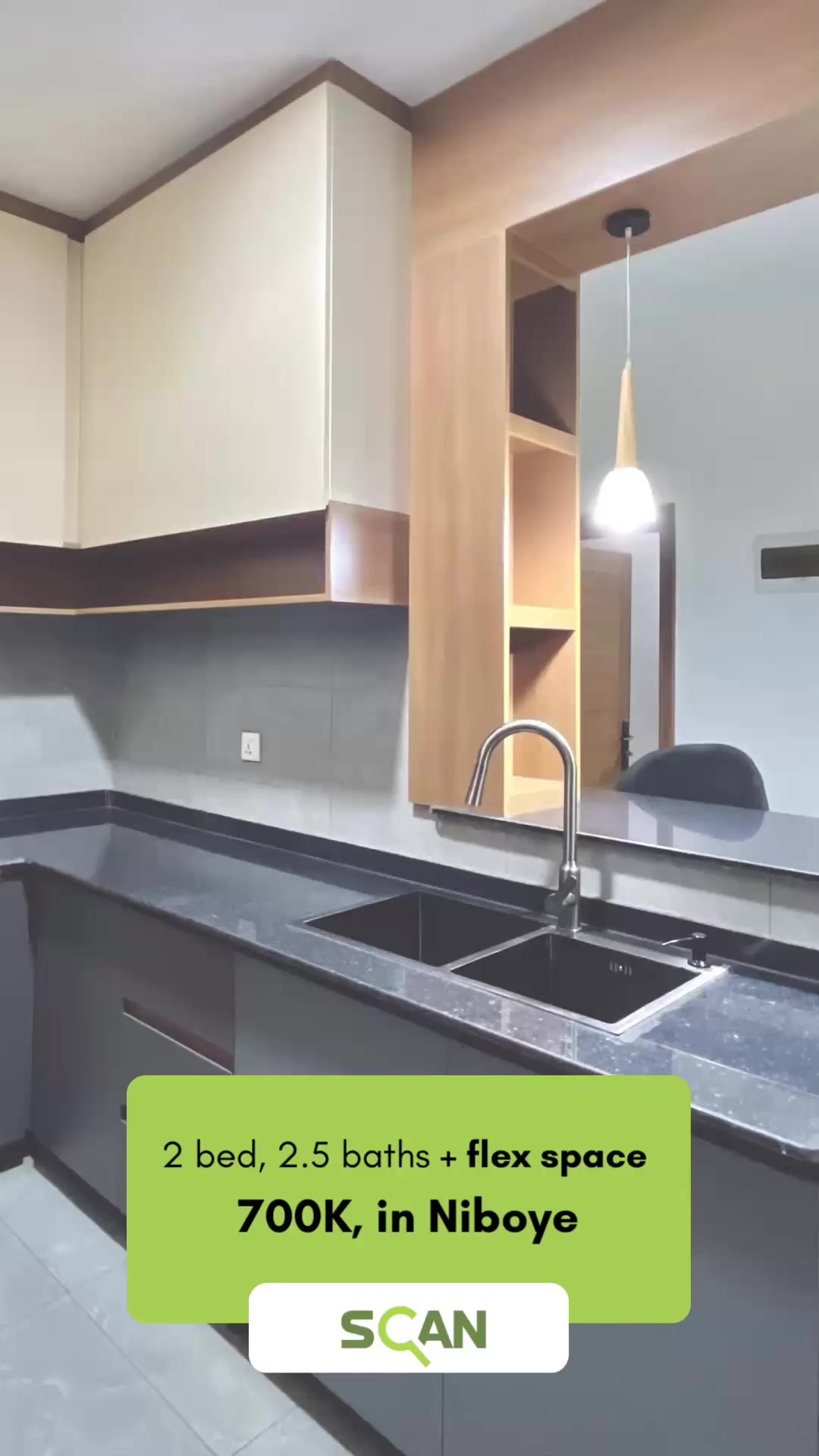 2-Bedroom Apartment for Rent in Niboye, Kicukiro