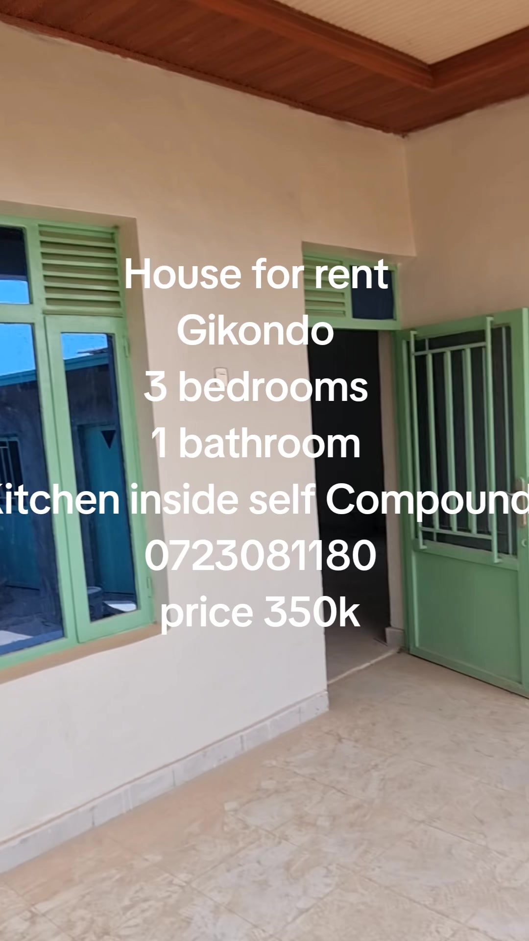 3-Bedroom House for Rent in Gikondo, Kicukiro
