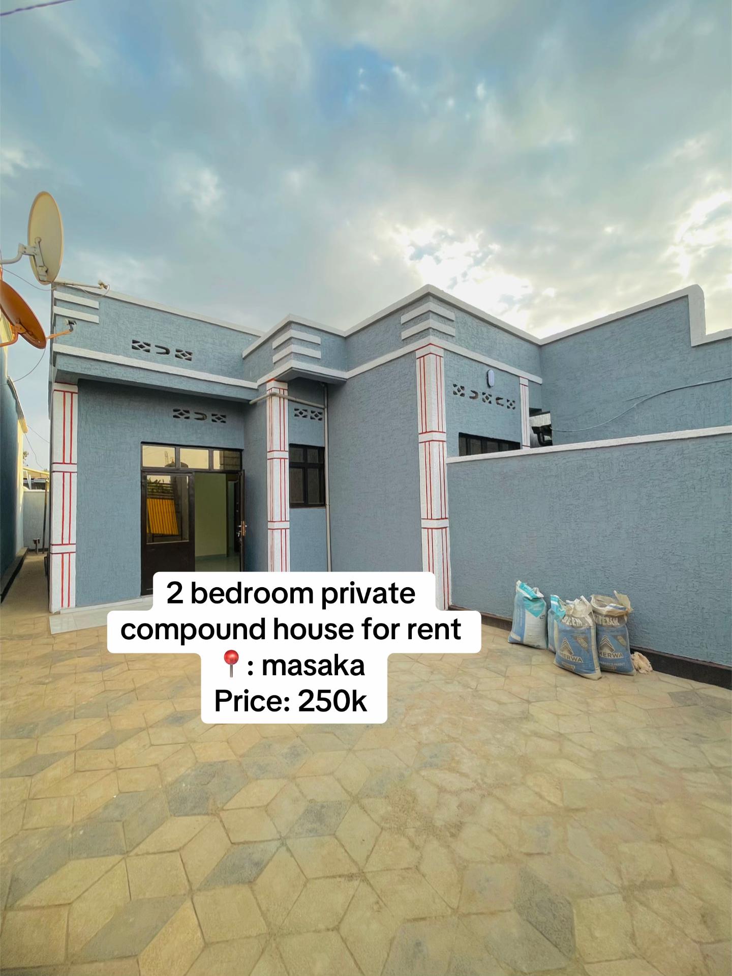 2-Bedroom House for Rent in Masaka, Kicukiro