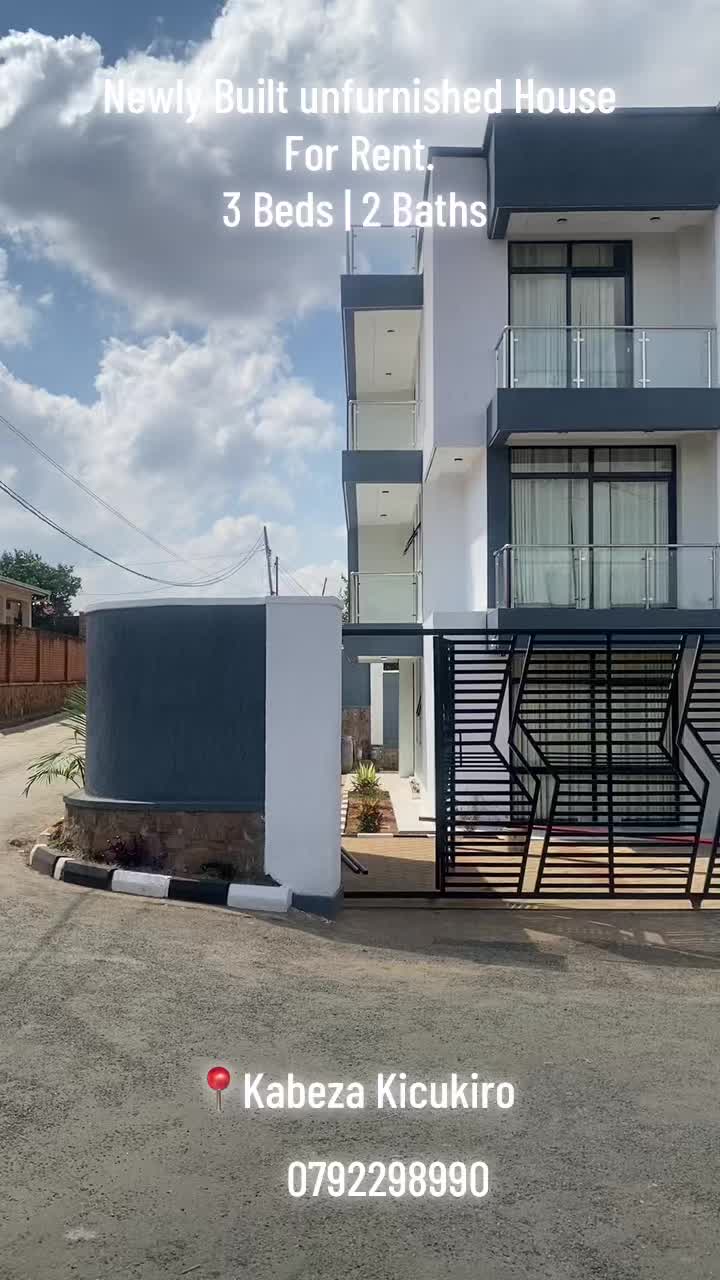 3-Bedroom House for Rent in Kanombe, Kicukiro
