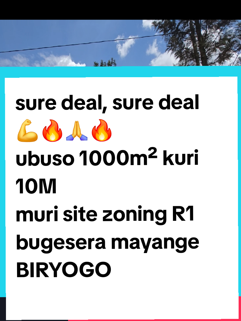 1,000 sqm Plot for Sale in Mayange, Bugesera
