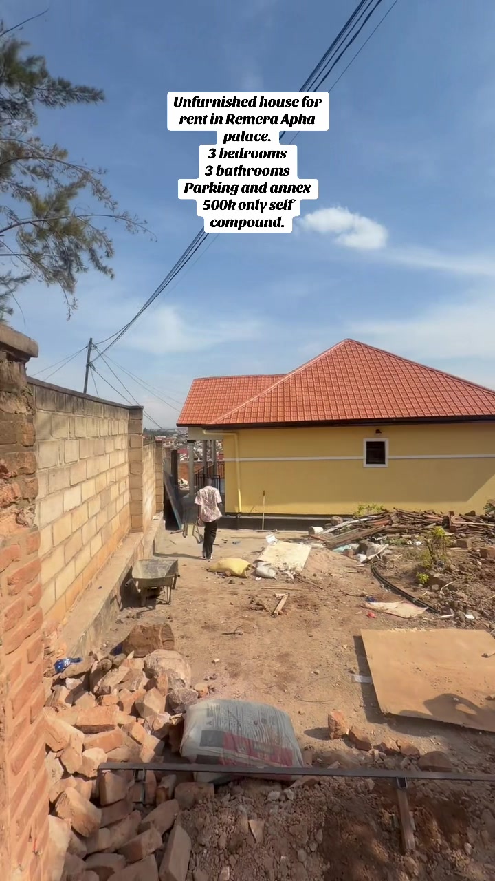 3-Bedroom House for Rent in Remera, Gasabo