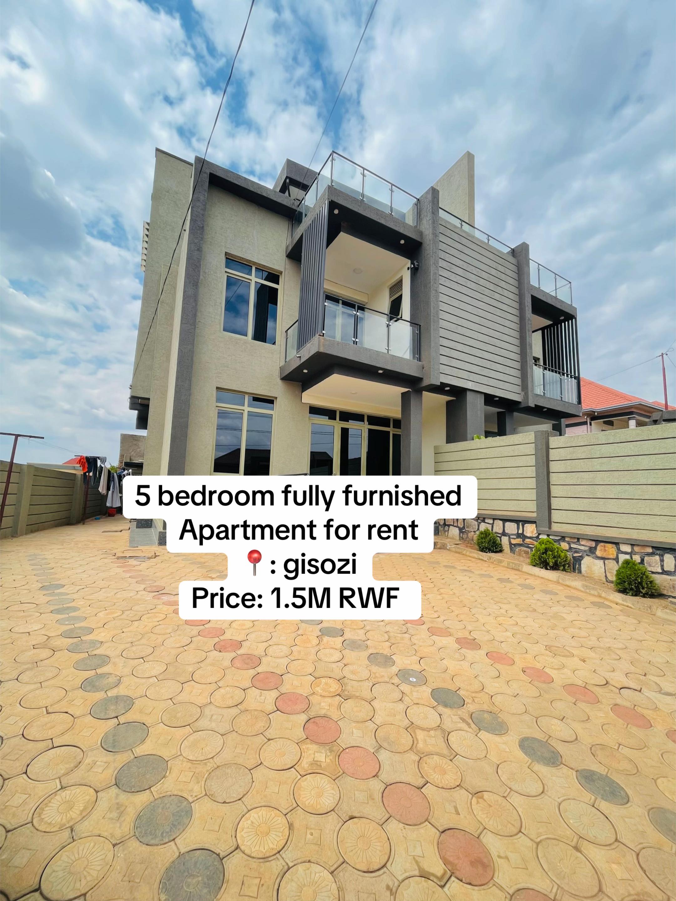 5-Bedroom House for Rent in Gisozi, Gasabo