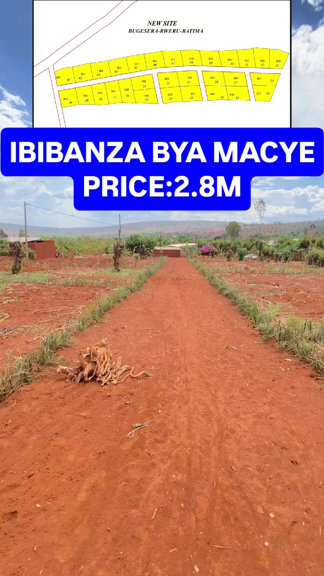 Plots for Sale in Batima, Rweru