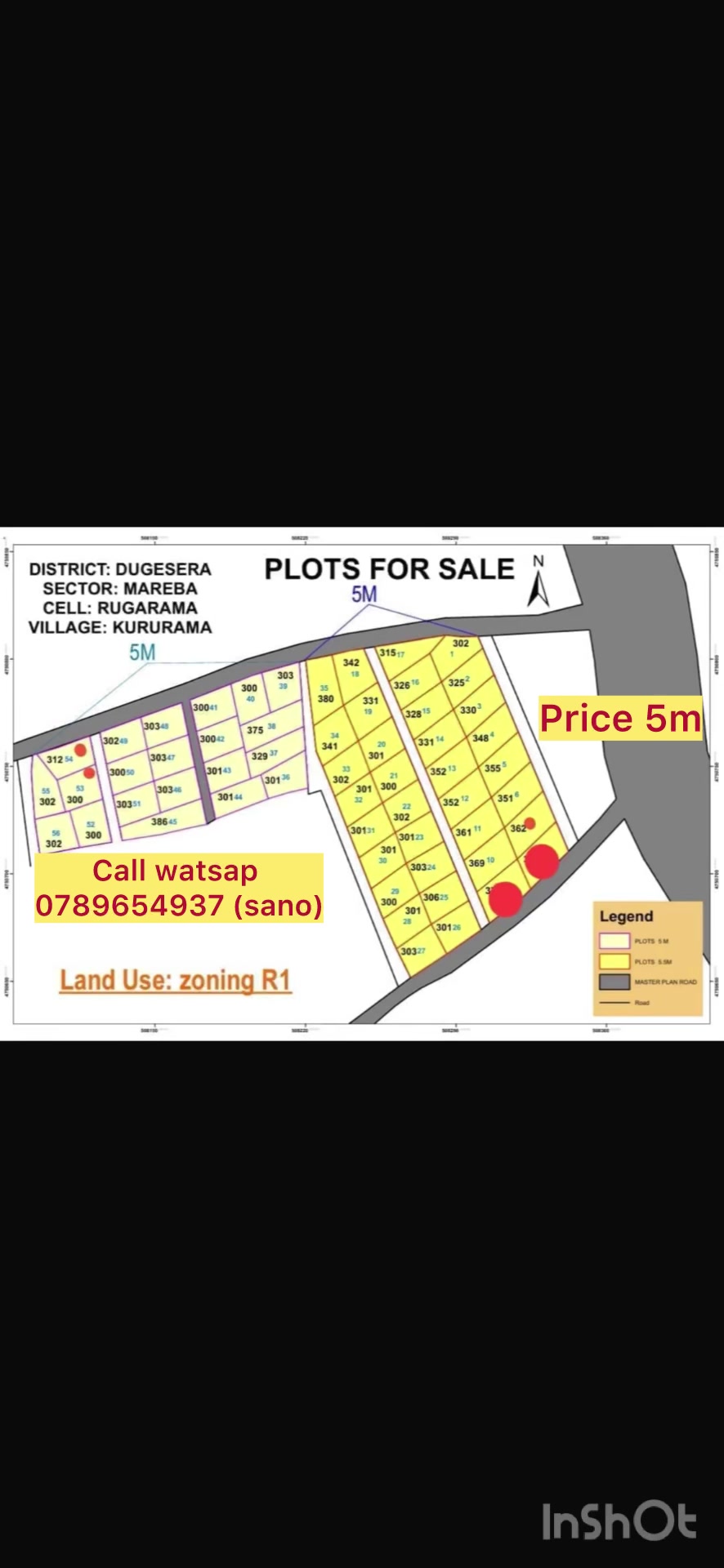 Plot for Sale in Mareba, Bugesera