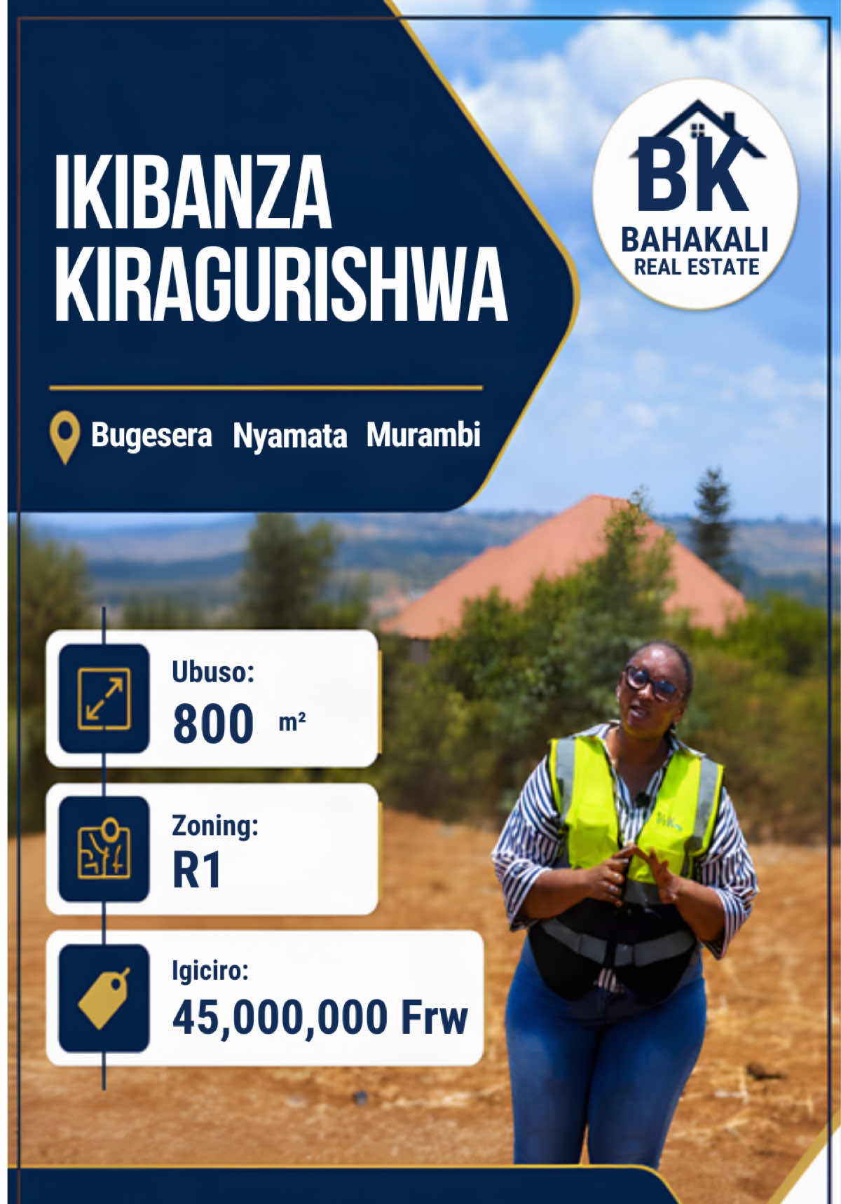 800 sqm Plot for Sale in Nyamata, Bugesera