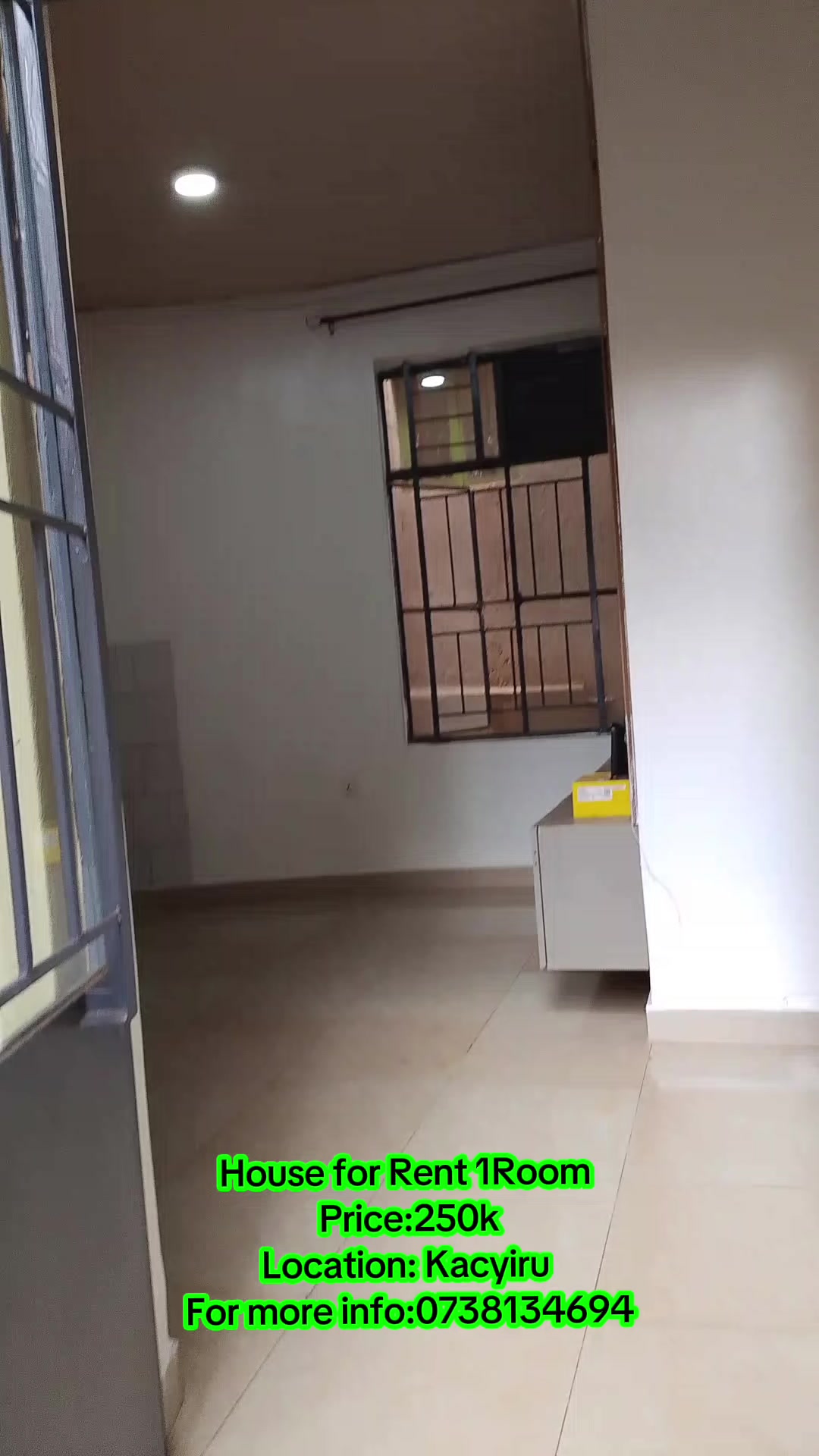 1-Bedroom House for Rent in Kacyiru, Gasabo
