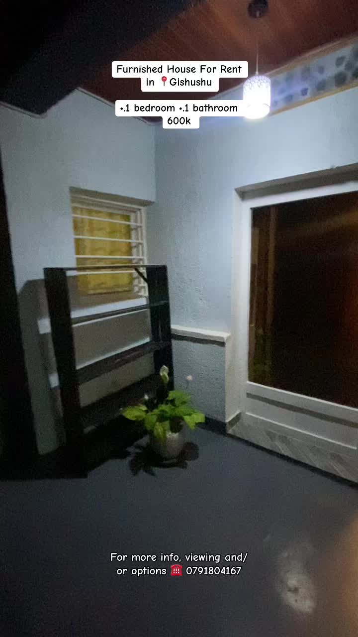 1-Bedroom House for Rent in Remera, Gasabo