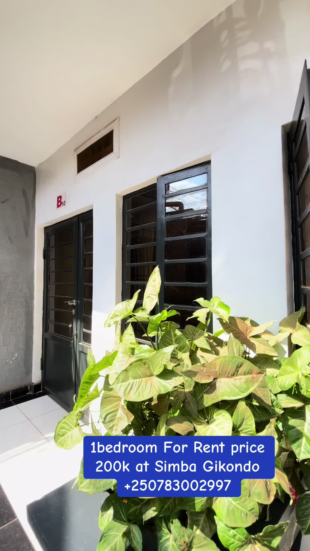 House in Simba Gikondo, 1bedroom and seating room 1bathroom kitchen, parking, price 200k