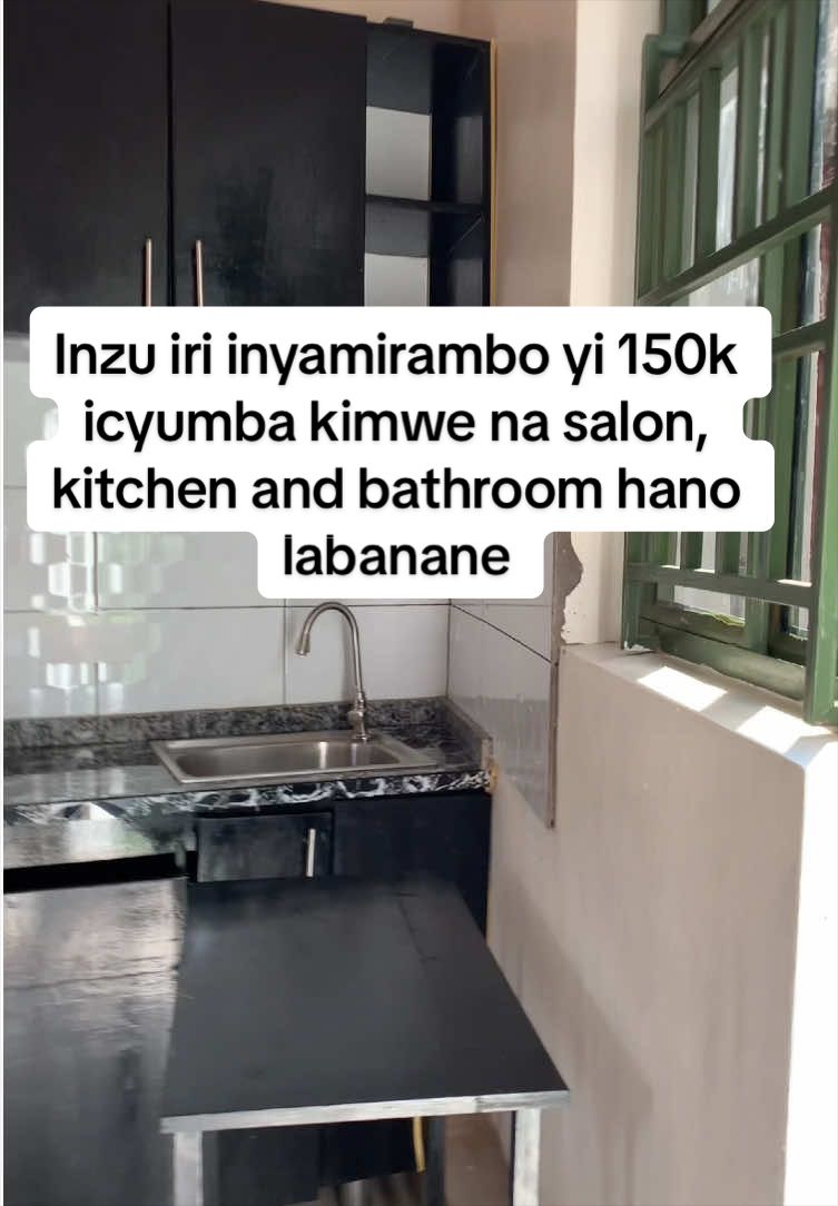 One Bedroom and livingroom for 150k with kitchen, bathrooms and parking around nyamirambo labanane