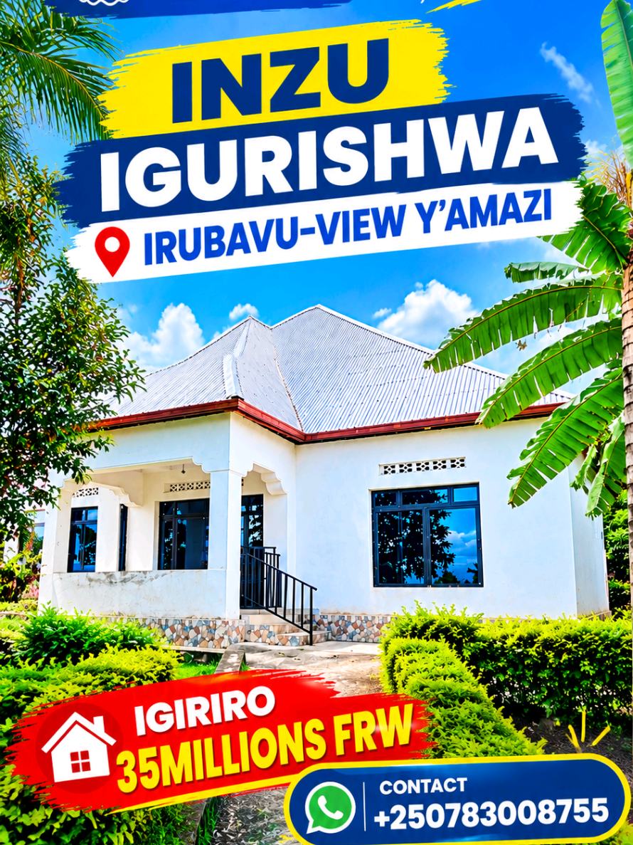 House for Sale in Nyamyumba, Rubavu