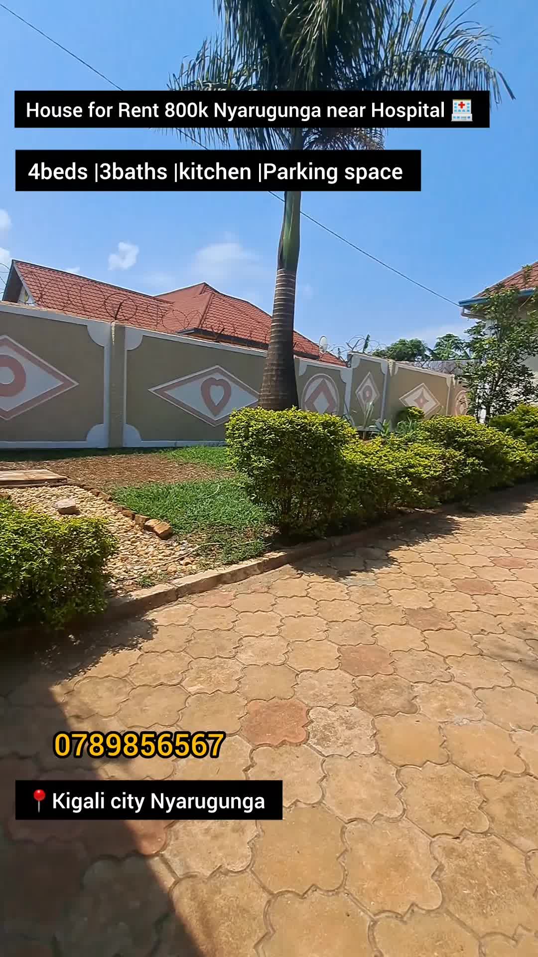 4-Bedroom House for Rent in Nyarugunga, Kicukiro