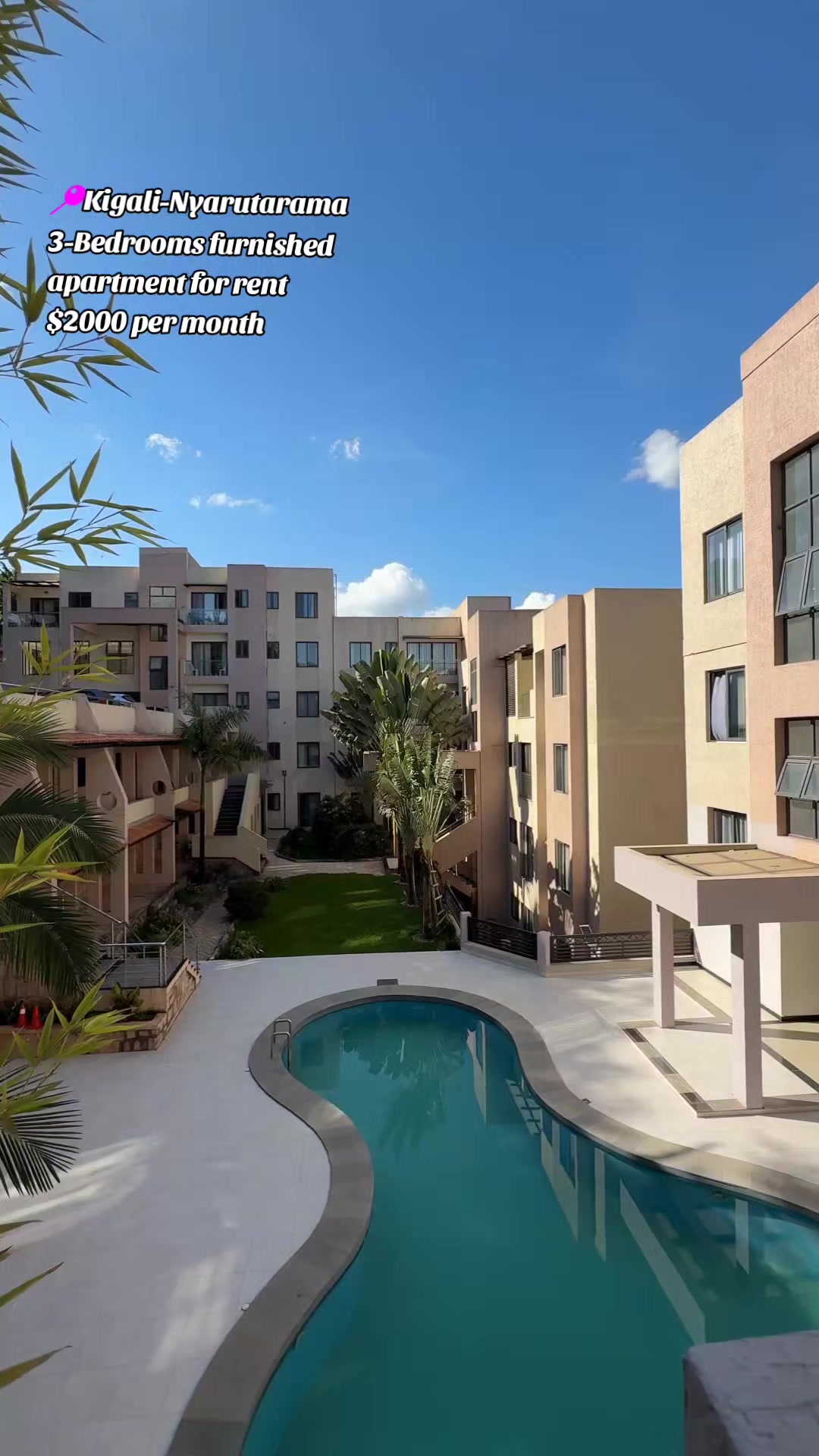3-Bedroom Apartment for Rent in Remera, Gasabo