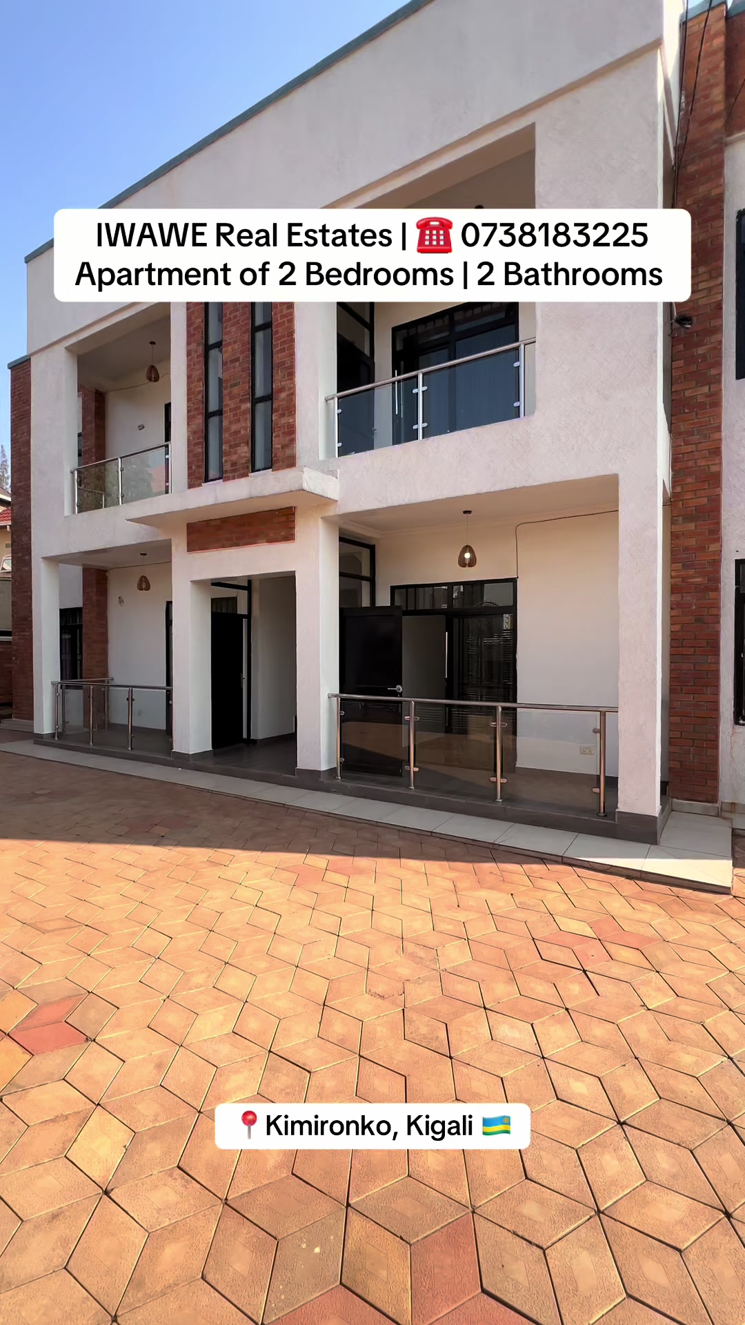 Modern two-bedroom apartment for rent in Kimironko