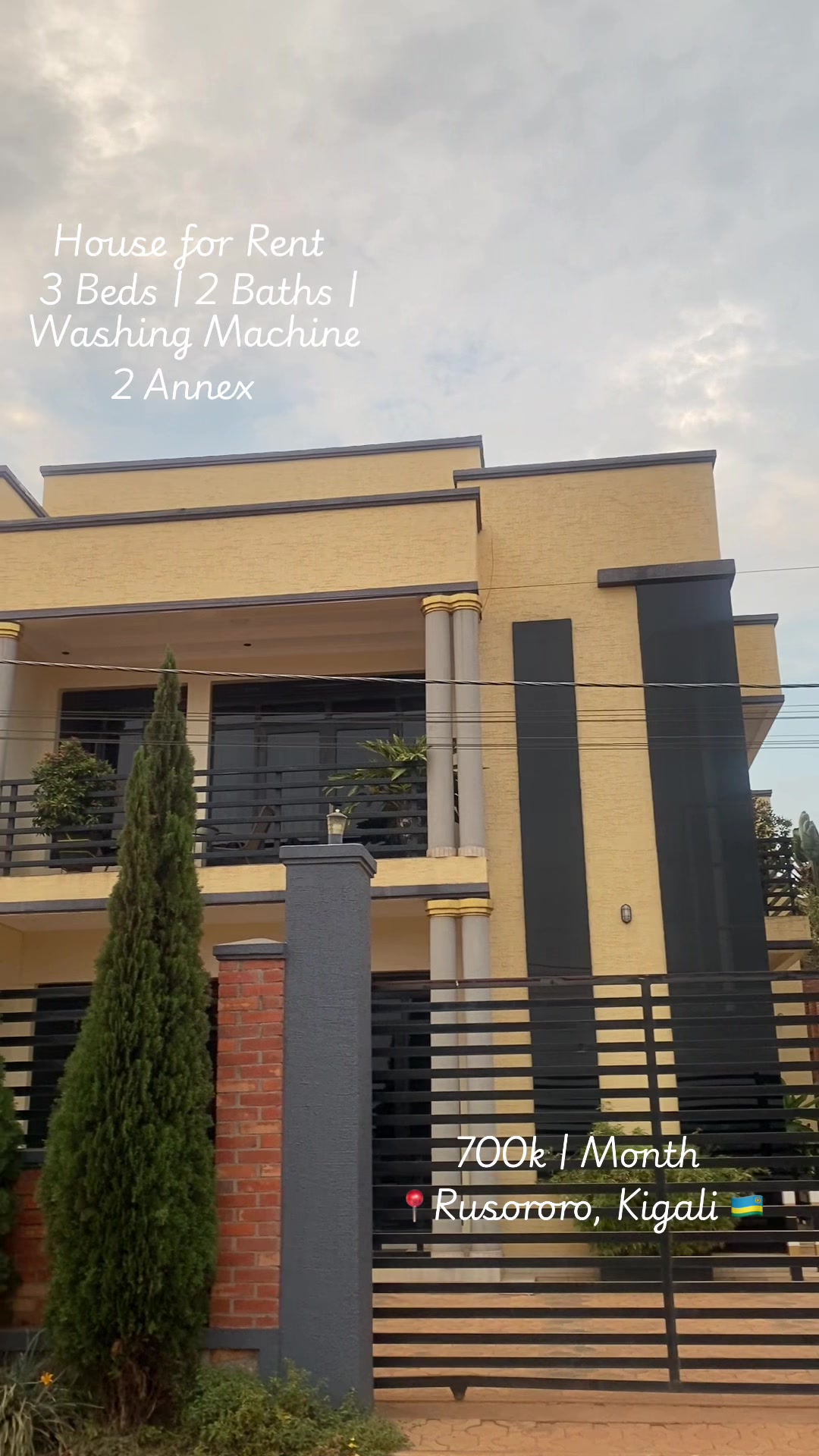 FULLY FURNISHED 3-BEDROOM APARTMENT FOR RENT – RUSORORO