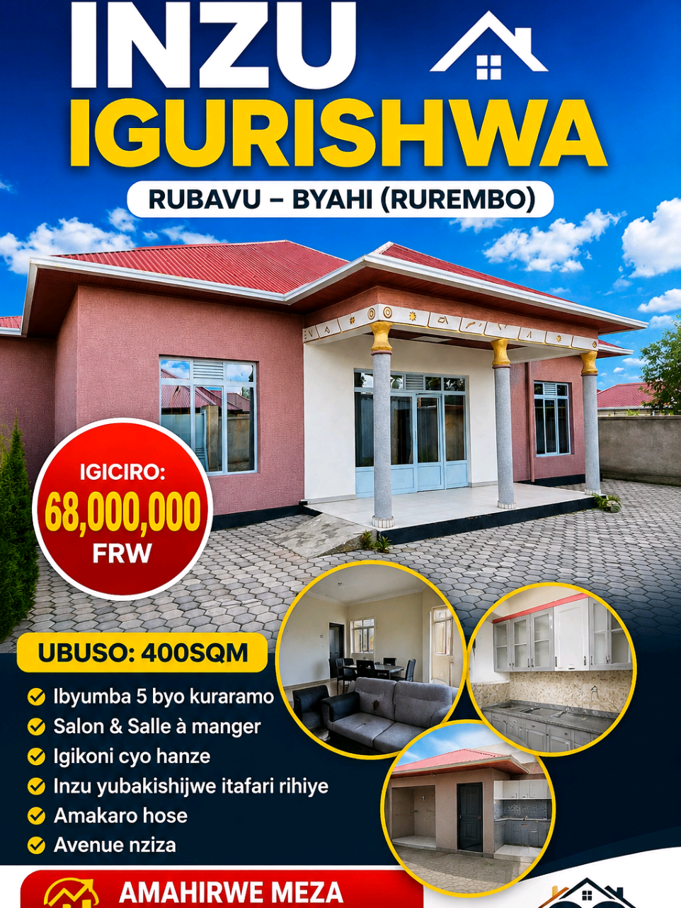 House for sale in Byahi, Rubavu