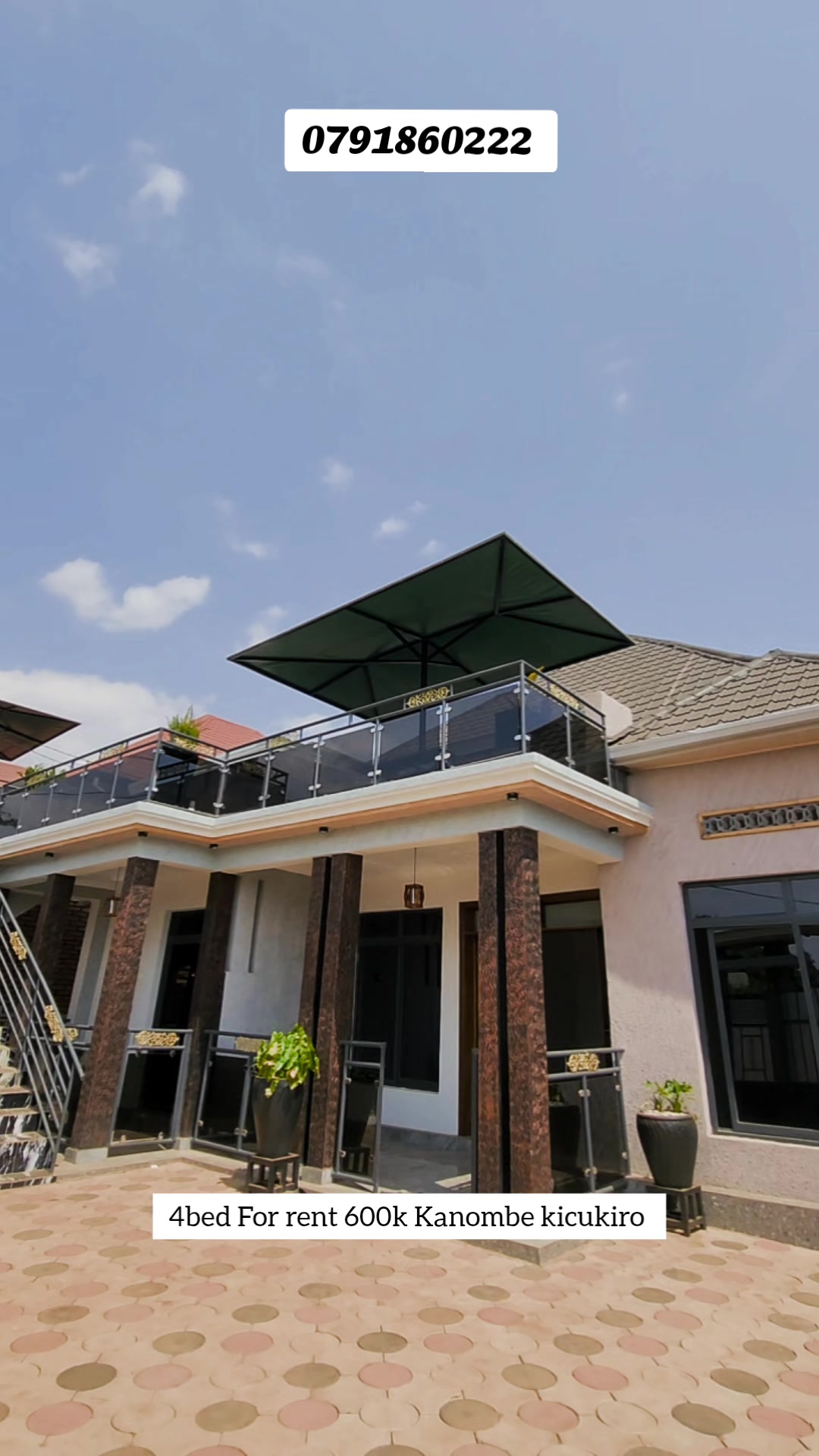 4-Bedroom House for Rent – Kanombe 0791860222