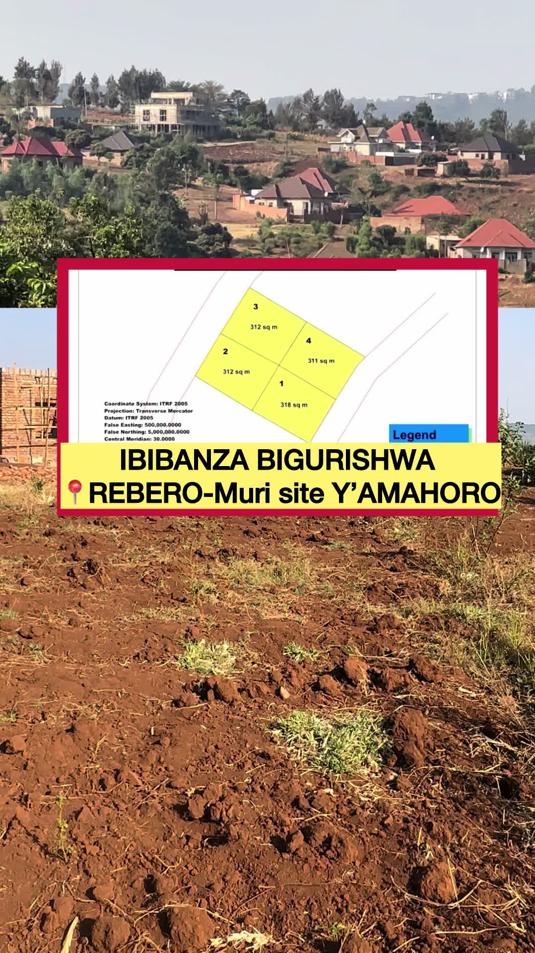Plot for sale in Rebero, Kigarama, Kicukiro